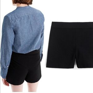 J. Crew high waist seersucker shorts